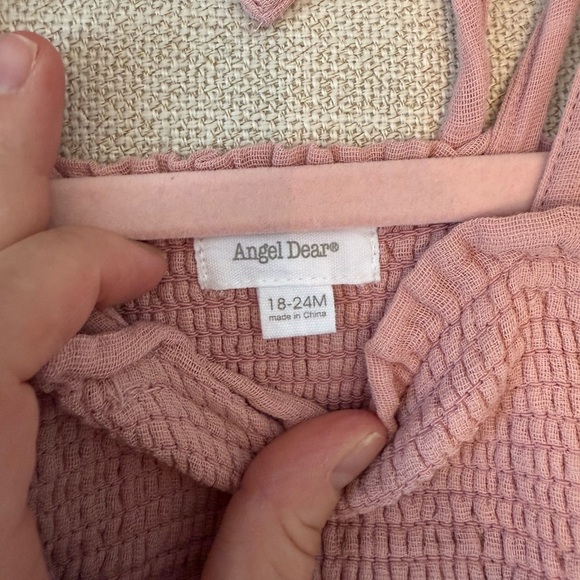 Angel Dear Muslin Tutu Bubble Dress in Rose - Picture 3 of 5